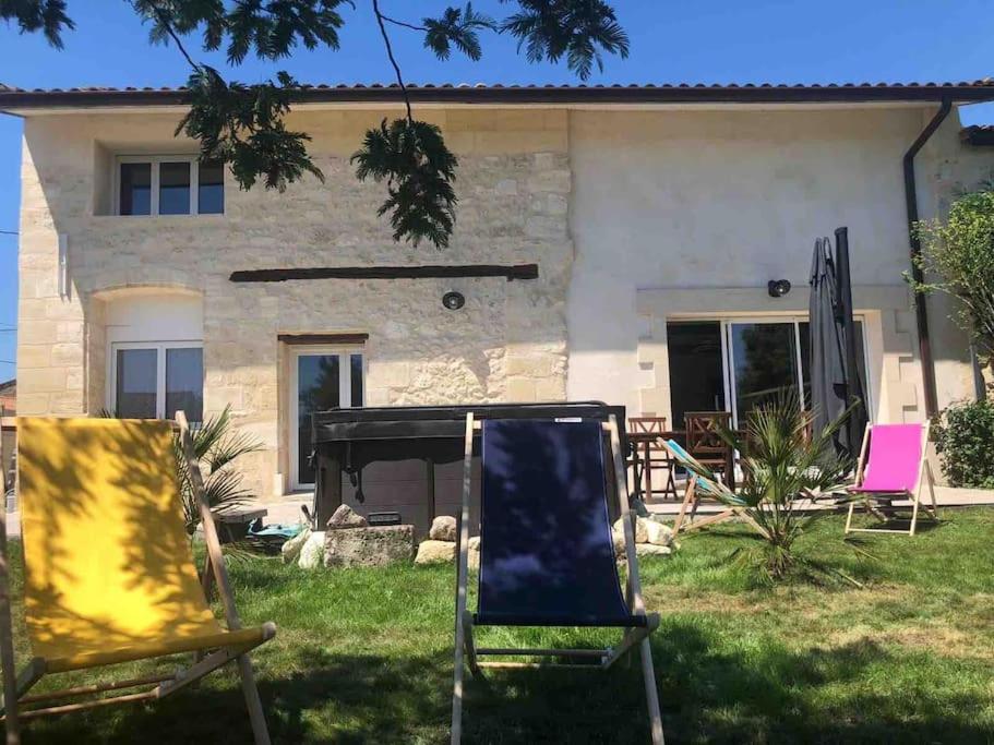 Gite Avec Spa Privatif A 500M De Margaux Soussans Exterior foto